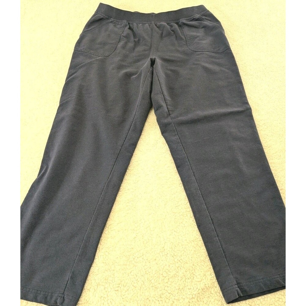 Women's 1X Lounge Pants Navy Stretch 34"-37" Waist 28" Inseam By Kim Rogers